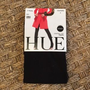 Opaque Control Top Tights (2 pairs)